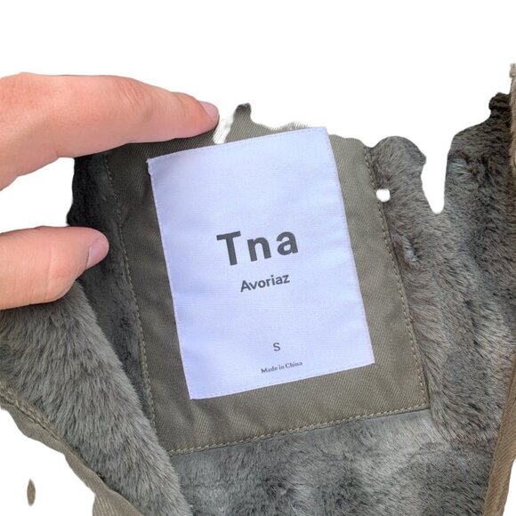 TNA Avoriaz Parka Jacket Green Small - Picture 14 of 14